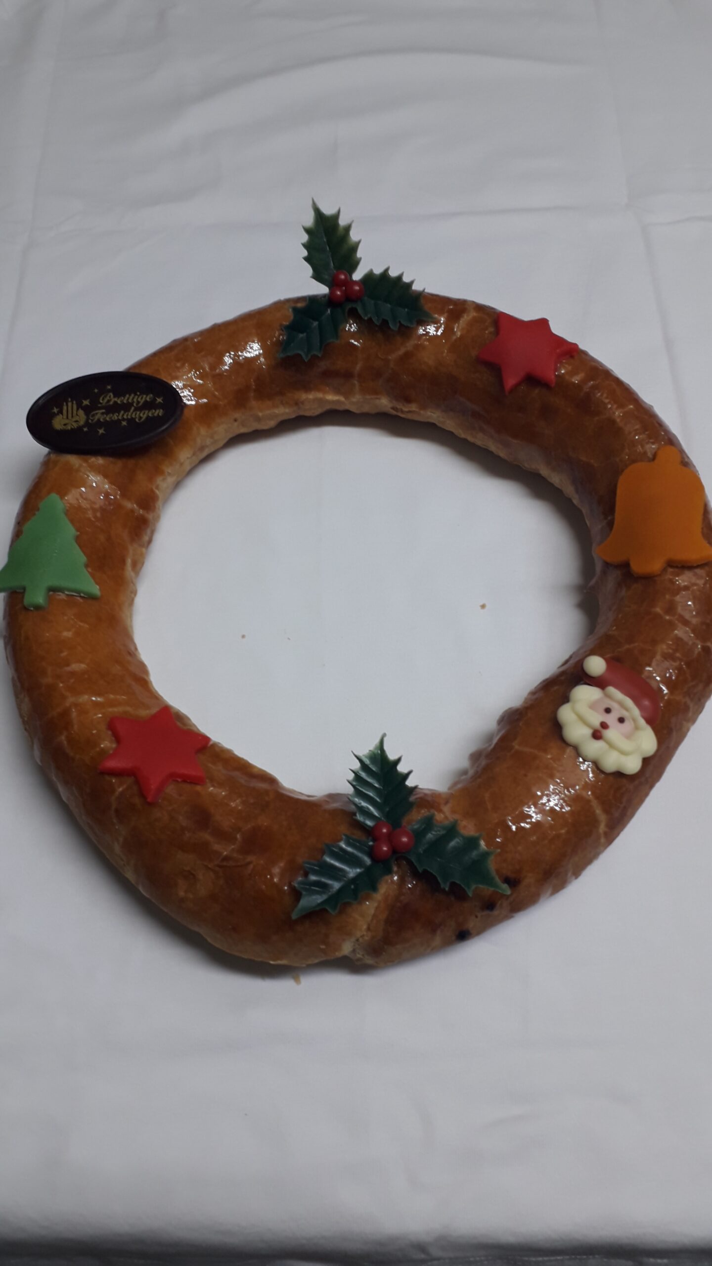 Roomboter amandel kerstkrans - Afbeelding 2