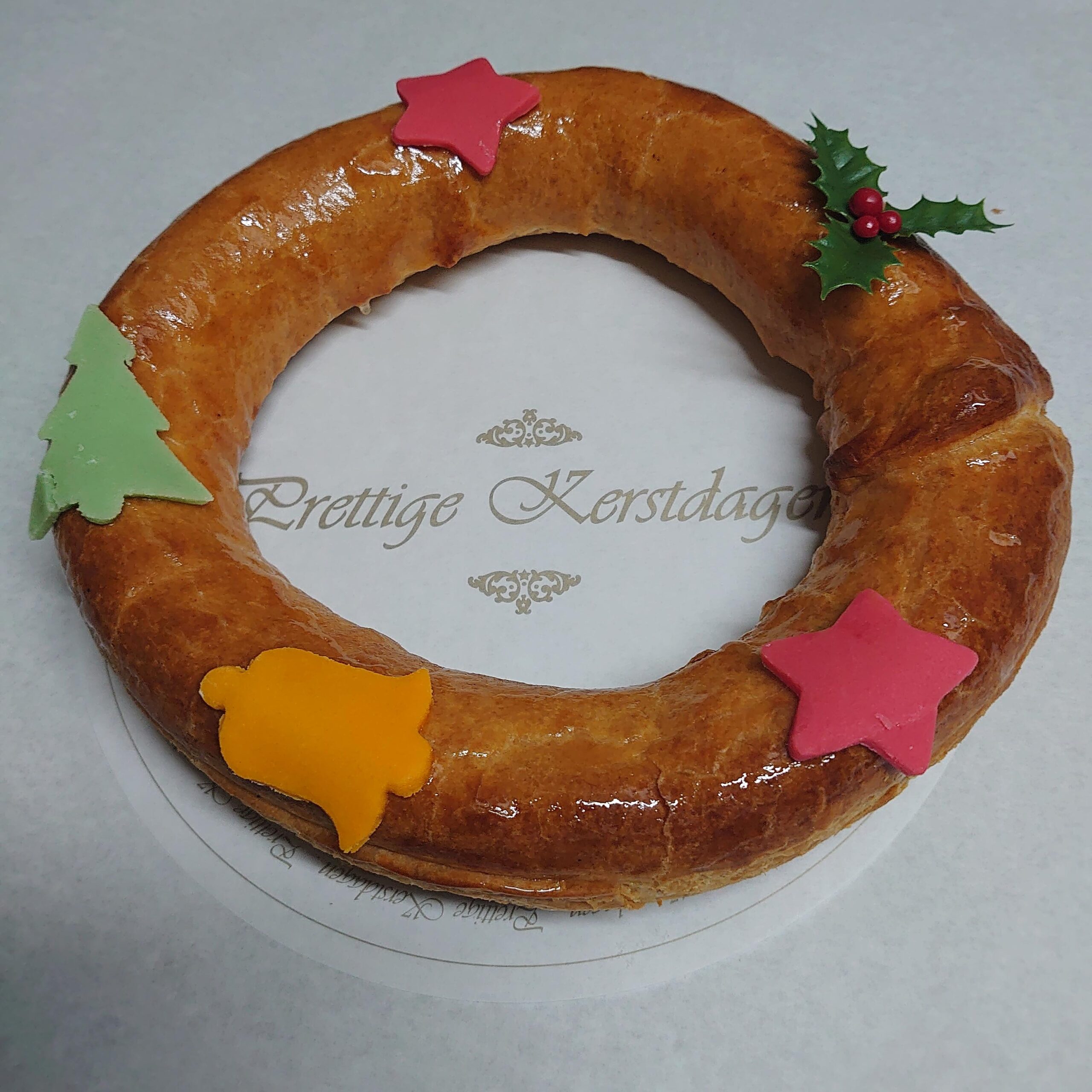Roomboter amandel kerstkrans
