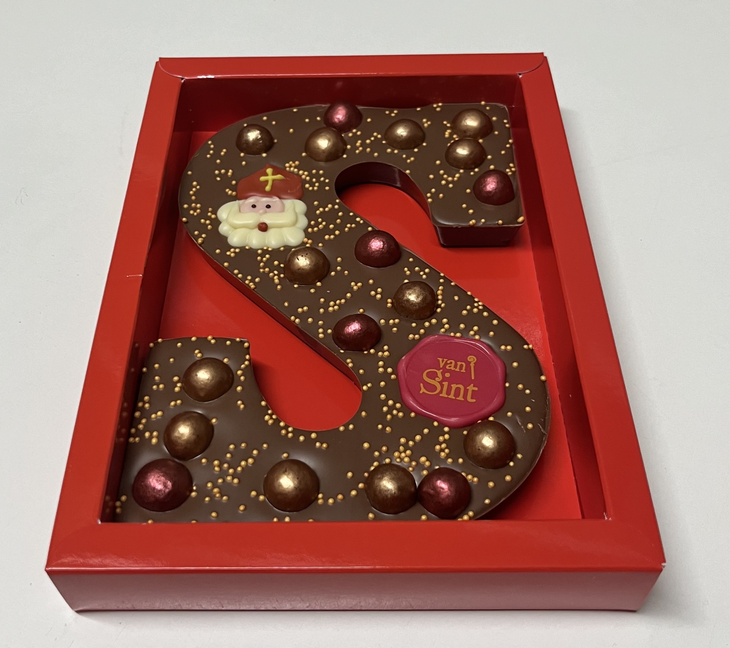 Luxe chocoladeletter Melk crispyballs