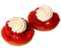 Aardbeien vlaai 1 pers.