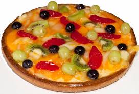 Verse vruchten vlaai